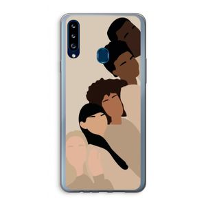 Sweet creatures: Samsung Galaxy A20s Transparant Hoesje