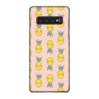 Ananas: Samsung Galaxy S10 4G Volledig Geprint Hoesje
