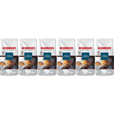 Kimbo Espresso Classico - koffiebonen - 6 x 1 kilo