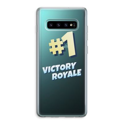 Victory Royale: Samsung Galaxy S10 Plus Transparant Hoesje