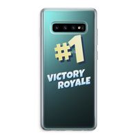 Victory Royale: Samsung Galaxy S10 Plus Transparant Hoesje
