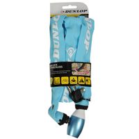Dunlop Kettingslot - blauw - 120 cm - 2 sleutels - fiets/scooter slot   - - thumbnail
