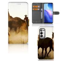 OPPO Find X3 Neo 5G | Telefoonhoesje | Met pasjeshouder | Design Cowboy