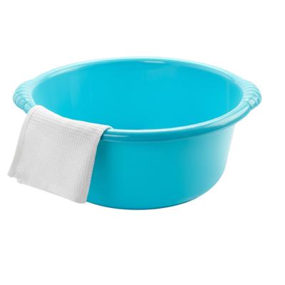 Plasticforte afwasteil - blauw - 10 liter - 38 x 15 cm - kunststof - huishoud - afwasbak - wasbak