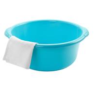 Plasticforte afwasteil - blauw - 10 liter - 38 x 15 cm - kunststof - huishoud - afwasbak - wasbak