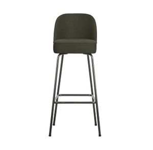 BePureHome Barkruk 'Vogue' Woven, kleur Warm Groen (zithoogte 80cm)