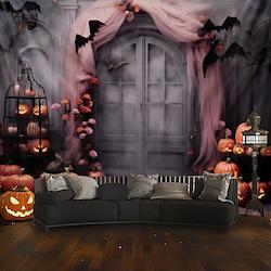 roze halloween decoraties skll hangend tapijt kunst aan de muur groot tapijt muurschildering decor foto achtergrond deken gordijn thuis slaapkamer woonkamer decoratie Lightinthebox