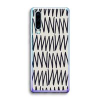 Marrakech Zigzag: Huawei P30 Transparant Hoesje