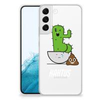 Samsung Galaxy S22 Plus Telefoonhoesje met Naam Cactus Poo