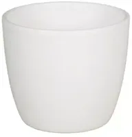 Floran bloempot boule 7,5x6 cm wit mat
