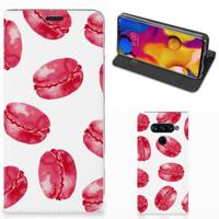 LG V40 Thinq | Flip Style Cover | Pink Macarons