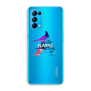 Abstract Spectrum: Oppo Find X3 Lite Transparant Hoesje