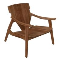 Loungestoel tuin Lana - 65x85x77 - naturel - teak
