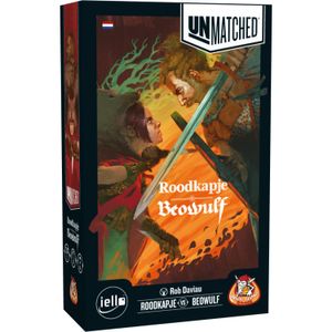 White Goblin Games Unmatched: Roodkapje vs Beowulf bordspel Nederlands, 2 spelers, 20 minuten, Vanaf 10 jaar