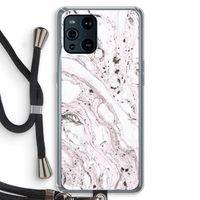 Mengelmoes: Oppo Find X3 Transparant Hoesje met koord