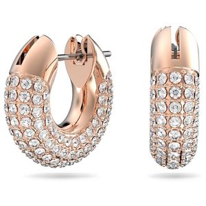 Swarovski 5636531 Oorringen Dextera Pave rosekleurig-wit 15 mm