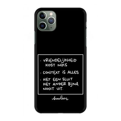 Mijn Motto's: Volledig geprint iPhone 11 Pro Max Hoesje