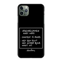 Mijn Motto's: Volledig geprint iPhone 11 Pro Max Hoesje
