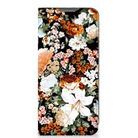 Smart Cover voor OPPO A77 5G | A57 5G Dark Flowers