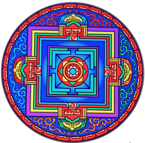 Raamsticker Vajra Mandala