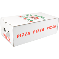 Pizzadoos | golfkarton | 30x16x10cm | calzone | wit | 200 stuks