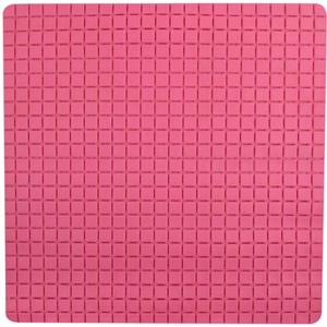 MSV Douche|bad anti-slip mat badkamer - rubber - fuchsia roze - 54 x 5