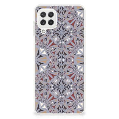 Samsung Galaxy A22 4G | M22 | TPU | Siliconen hoesje | Flower Tiles