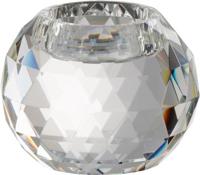 Theelicht bal kristal transparant 8x8x6 cm Jolipa - Hortus