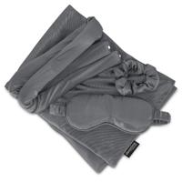 RoyalTextile - Beauty Slaapset 4-delig - Antraciet - Default Title