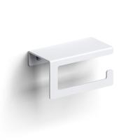 Clou Fold toiletrolhouder zonder klep gebogen model mat wit CL/09.04029.20