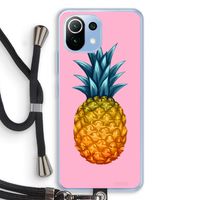 Grote ananas: Xiaomi Mi 11 Lite Transparant Hoesje met koord