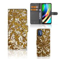 Wallet Case Motorola Moto G9 Plus Barok Goud Wallet Case Motorola Moto G9 Plus Barok Goud