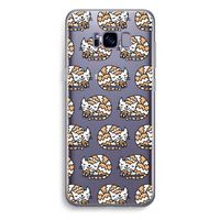 Slapende poes: Samsung Galaxy S8 Plus Transparant Hoesje