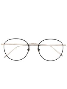 Linda Farrow lunettes de vue Harrison à monture ronde - Argent