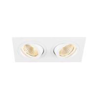 SLV Witte inbouwspotNew Tria 155 2x Led 2700K - 1008511