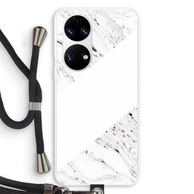 Biggest stripe: Huawei P50 Transparant Hoesje met koord