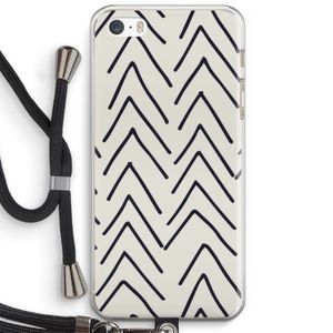 Marrakech Arrows: iPhone 5 / 5S / SE Transparant Hoesje met koord