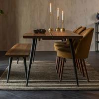 Dutchbone Vloerkleed 'Djahe' 160 x 230cm, kleur Naturel/Bruin