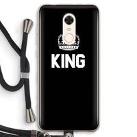 King zwart: Xiaomi Redmi 5 Transparant Hoesje met koord