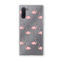 Anything Flamingoes: Samsung Galaxy Note 10 Transparant Hoesje
