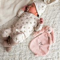 Happy Horse Konijn knuffeldoekje met naam - roze