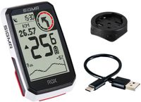 Sigma Rox 4.0 gps zw/wit standaard stuurhouder + usb-c oplaadkabel - thumbnail