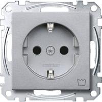 Merten MEG2352-0460 Wandcontactdoos System M Aluminium 1 stuk(s)