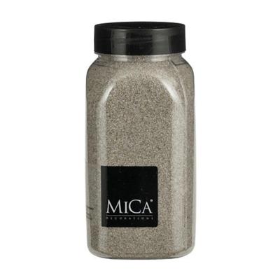 Mica Decorations decoratie zand - 650ml - lichtgrijs - hobby zandkorrels - sierzand