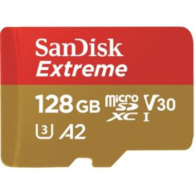 SanDisk Extreme 128GB MicroSDXC Geheugenkaart