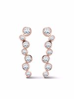 Pragnell boucles d'oreilles Bubbles en or rose 18ct ornées de diamants