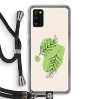 Beleaf in you: Samsung Galaxy A41 Transparant Hoesje met koord
