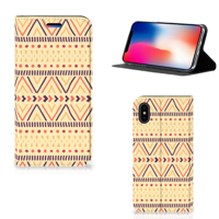 Apple iPhone X | Xs | Hoesje met Magneet | Aztec Yellow