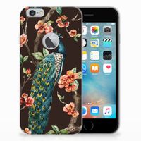 Apple iPhone 6 Plus | 6s Plus TPU Hoesje Pauw met Bloemen