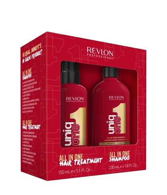REVLON Revlon Uniq One All In One Duo Pack - 150 ml Behandeling & 230 ml Shampoo